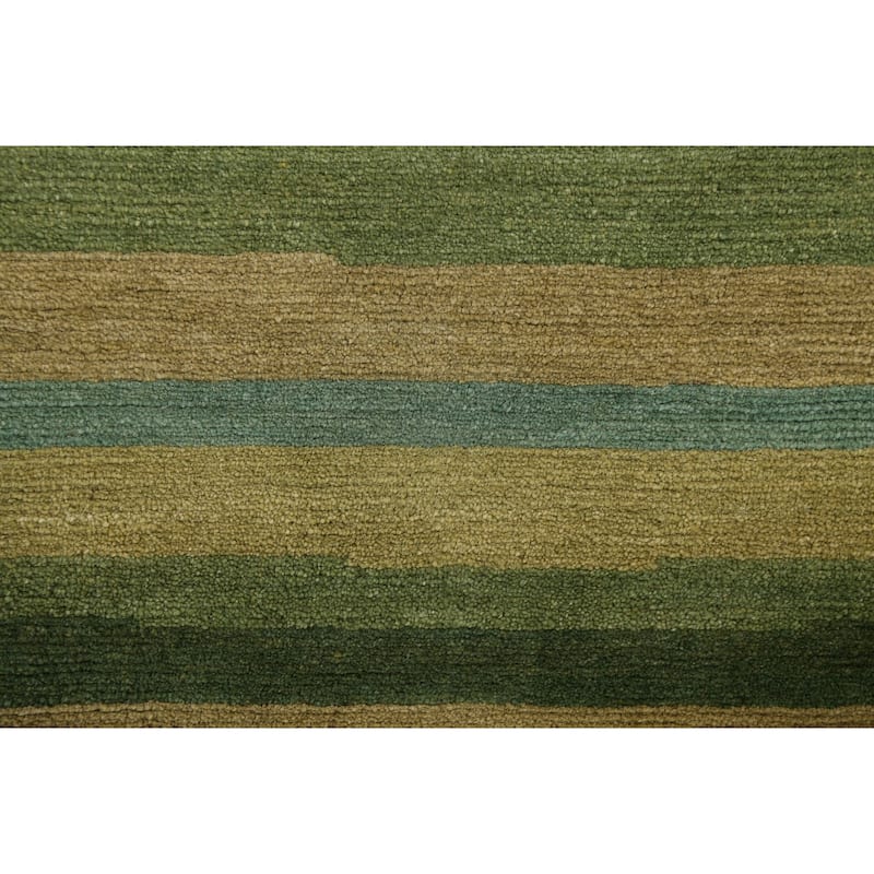 Vegetable Dye Nepalese Oriental Wool Area Rug Handmade Bedroom Carpet - 5'0" x 7'11"
