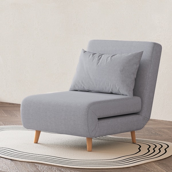 slide 2 of 178, Artdeco Home - Tustin Upholstered Convertible Lounge/ Sleeper Chair Moonlight - Chair