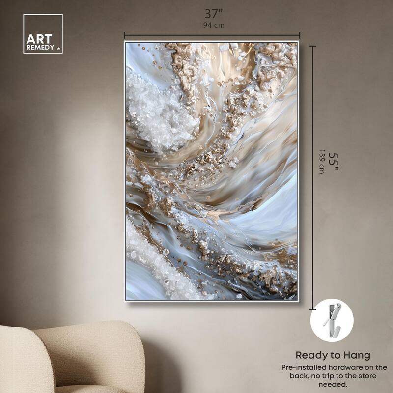 Effervescent Earth III Canvas by Art Remedy
