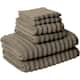 Modern Threads Wavy Luxury Spa 6-pc. Quick-dry Towel Set - Taupe