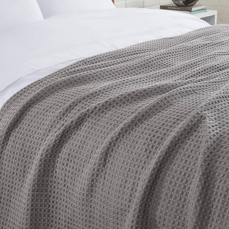 Aston & Arden Waffle Weave Cotton Throw