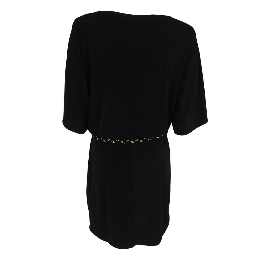 thalia sodi short sleeve lace dress
