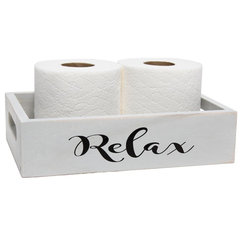 Elegant Designs Three Piece Decorative Wood Bathroom Set