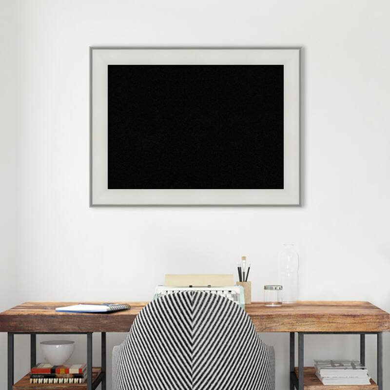 Imperial Framed Black Corkboard Bulletin Board