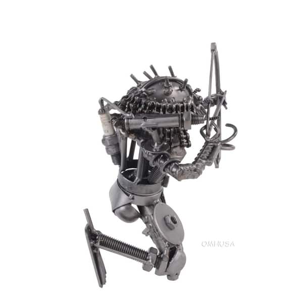 Predator Hanging Rope Metal Predator with Bow & Arrow Pose 2 - Bed Bath & Beyond - 42832770
