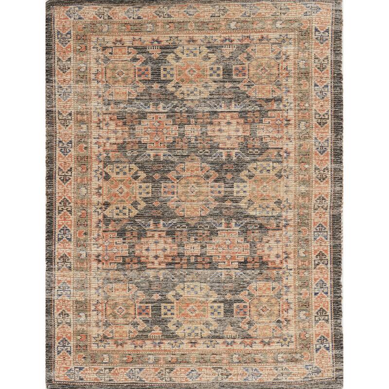 Copper Grove Deryneia Hand-woven Jute Boho Rug - 3'3" x 5'3" - Charcoal