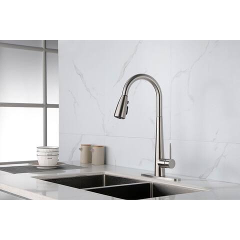 High Arc Kitchen Faucet with Pull Down Sprayer Kitchen Faucet