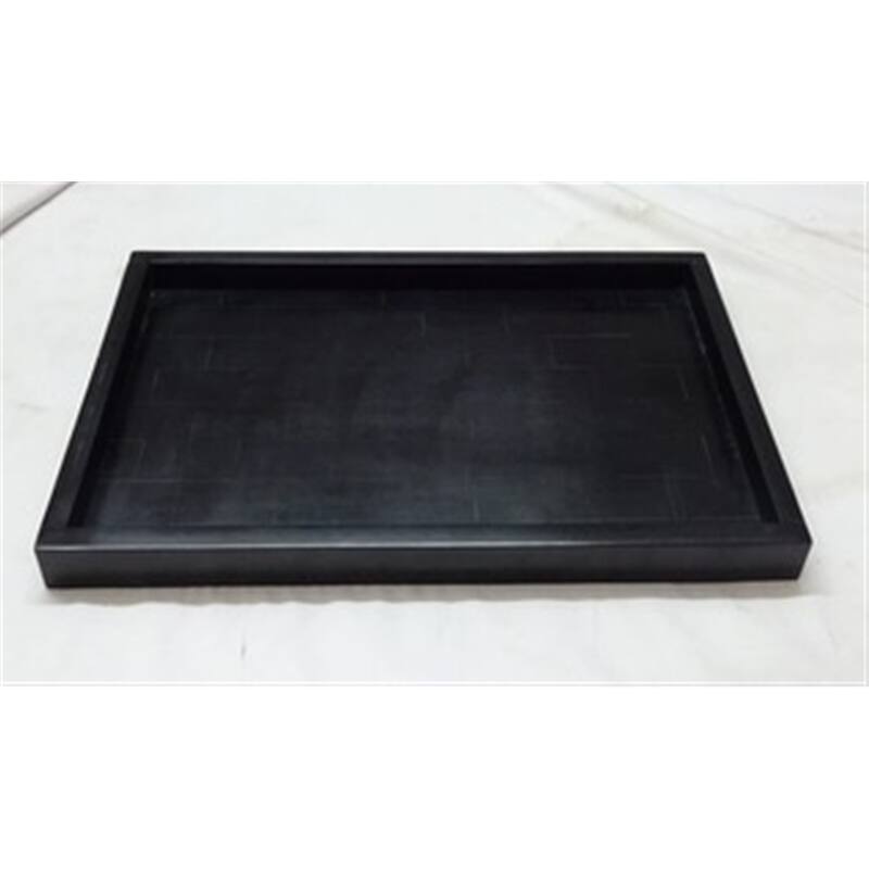 Med. Rect. Tray 16" x 10" Black