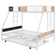 preview thumbnail 7 of 7, Twin-Over-Full Space saving Bunk Bed with Trundle and Full Length Guard Rails,Built-in Ladders