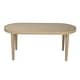 preview thumbnail 22 of 29, Christopher Knight Home - Solmere Outdoor Dining Table, Acacia Wood Frame with Slatted Oval Top & Non-Slip Foot Pads - 70.08" L