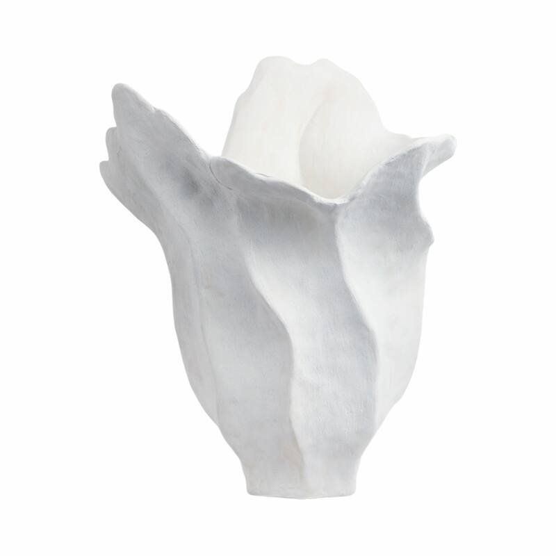 Stoneware Porcelain Vase Abstract Organic Design Sculptural Accent