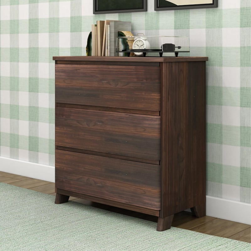 Max and Lily Farmhouse 3 Drawer Dresser
