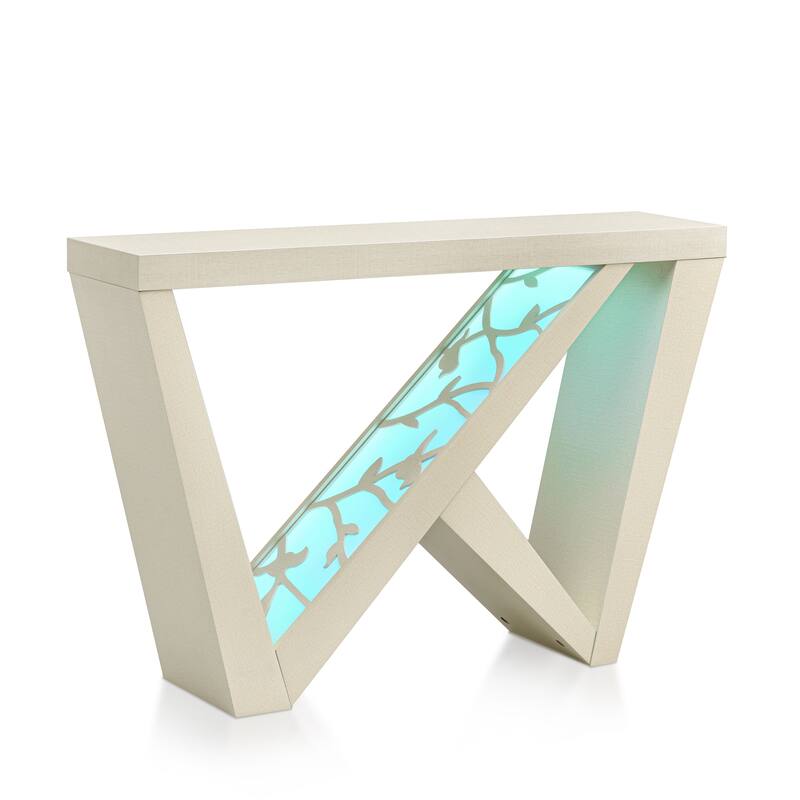 DH BASIC Modern Decorative Console Table with W-Shaped Legs by Denhour