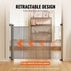 preview thumbnail 72 of 94, Mesh Foldable Wide Retractable Baby Gate Suitable for Playrooms Kitchens Or Hallways