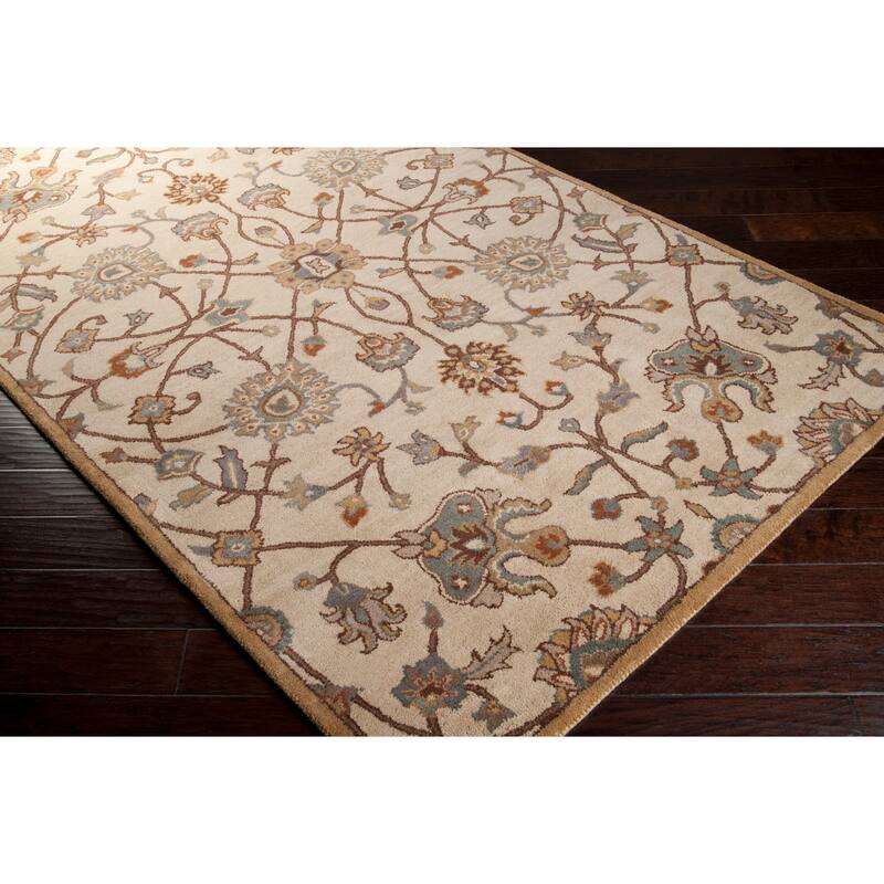 Hand-tufted Trey Traditional Wool Area Rug