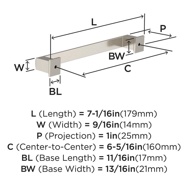 Amerock Appoint Cabinet Door Pull