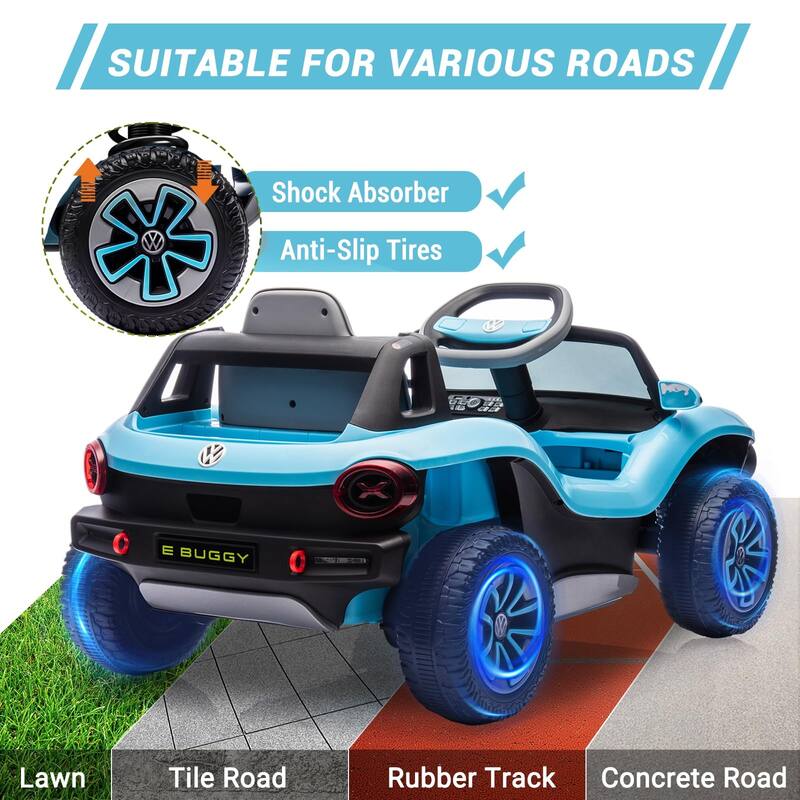 Ride On Car, Licensed Volkswagen Beetle Electric Toy Car for Kids,Toddler Electric Vehicle with Parental Remote