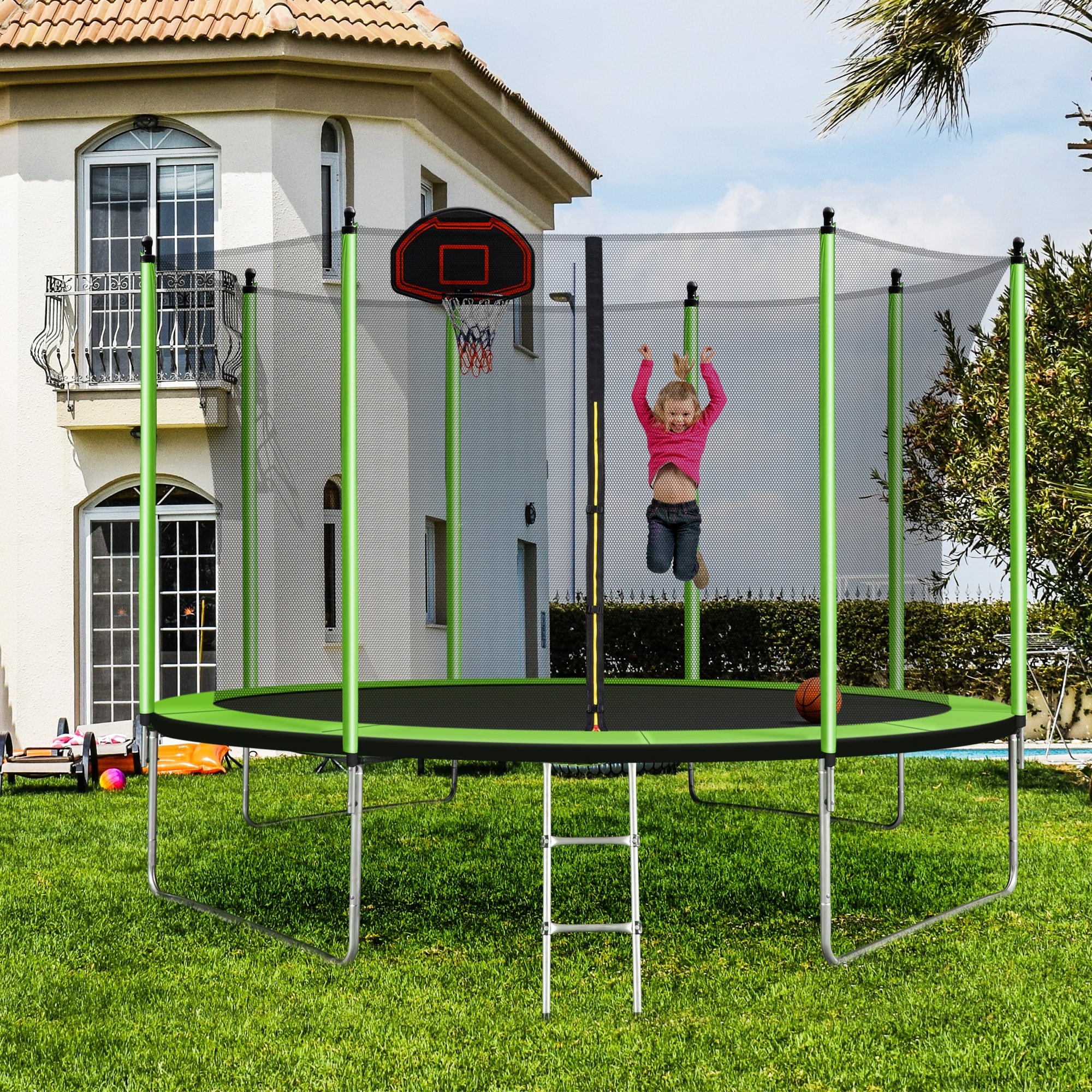 10ft outlet trampoline ladder
