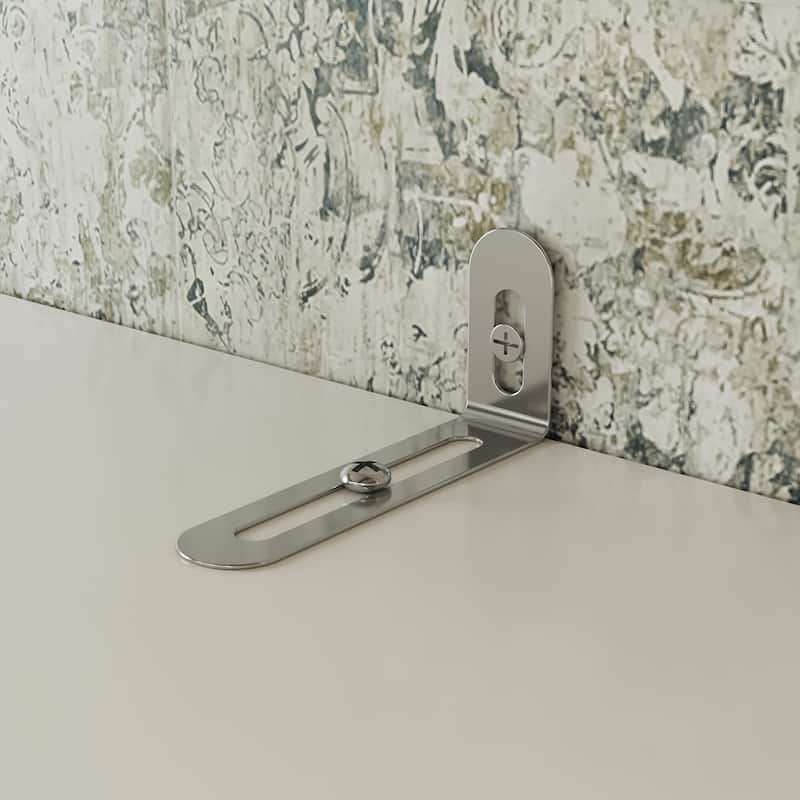 63” Modern White Computer Desk with Hutch & Drawers, Tempered Glass Cabinet Doors, Large Storage Home Office Workstation