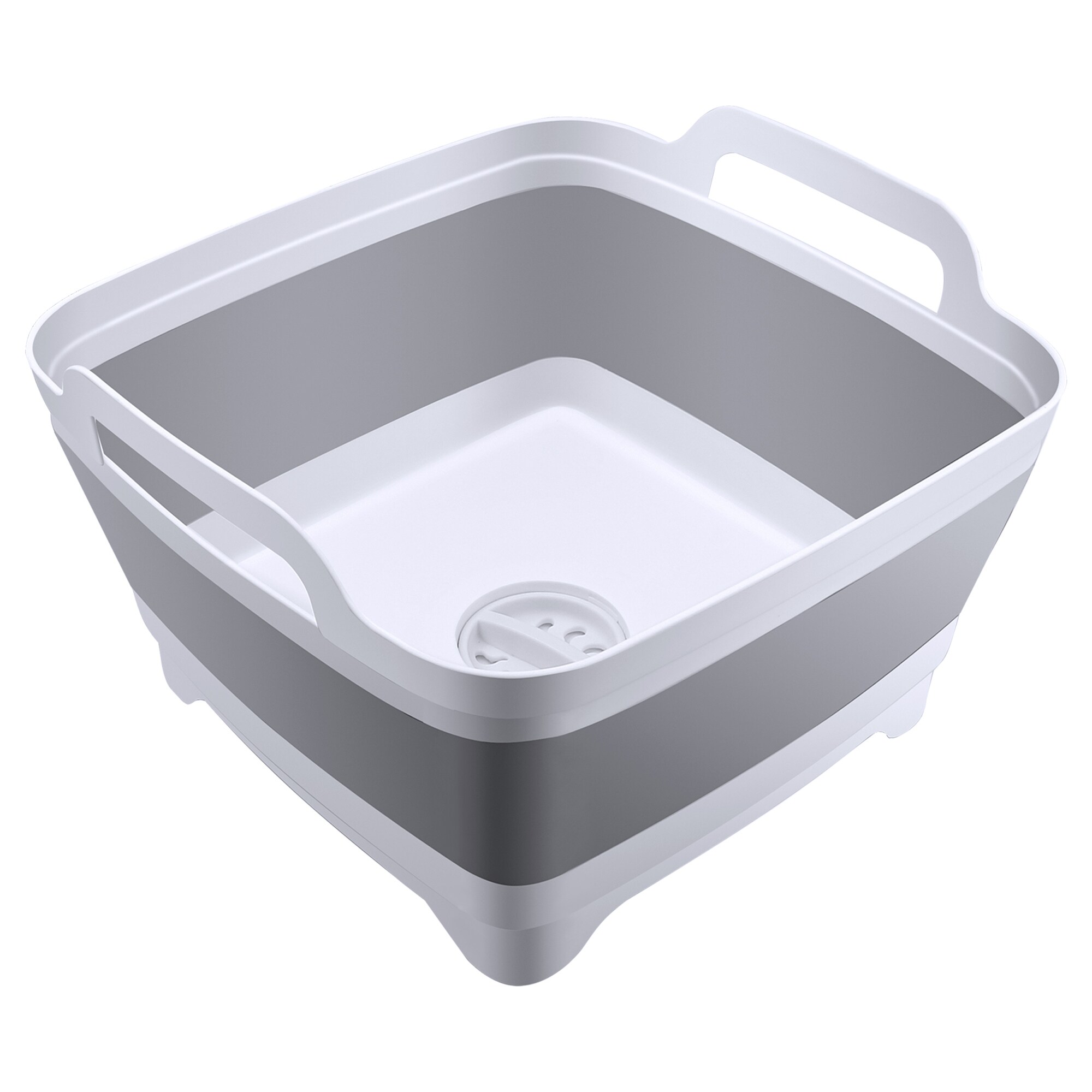Foldable Storage Basket Silicone Foldable Camping Wash Sink Tub Bowl 