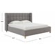 preview thumbnail 8 of 14, SAFAVIEH Couture Emerson Grid Tufted Bed.