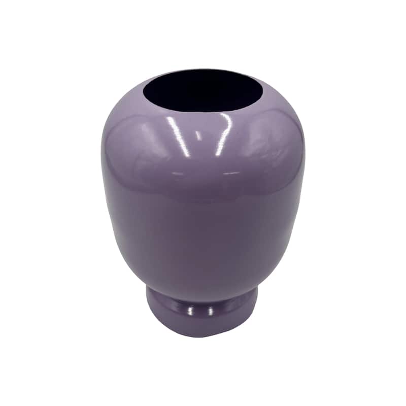 8 Inch Tall Decorative Handmade Iron Modern Round Flower Vase