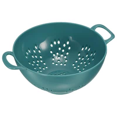 Rice Sieve Washing Colander Strainer Drainer Fruit Cleaning Bowl - Army Green