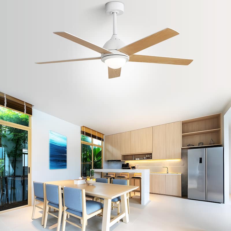 38 Inch Ceiling Fan Without Light ABS Blades Powerful Dc Motor With 1/4/8H Timer for Living Room,Bedroom