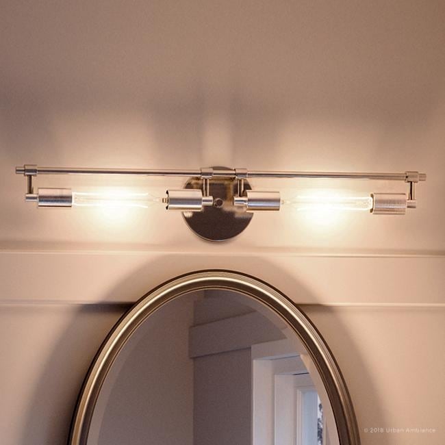Shop Luxury Industrial Chic Bathroom Vanity Light 5 125 H X 27 25