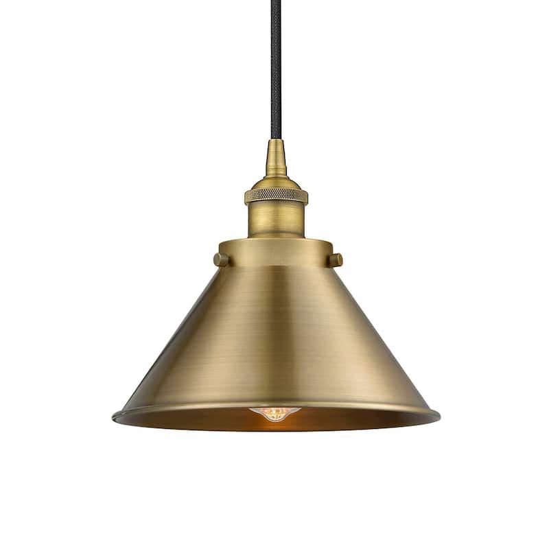 Innovations Lighting 616-1PH-9-10 Briarcliff Pendant Briarcliff 10" - Brushed Brass