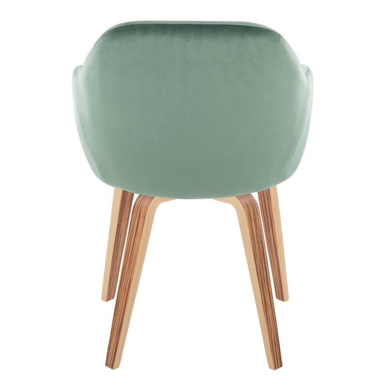 Porch & Den Beckett Dining Chair with Bent Wood Legs (Set of 2)