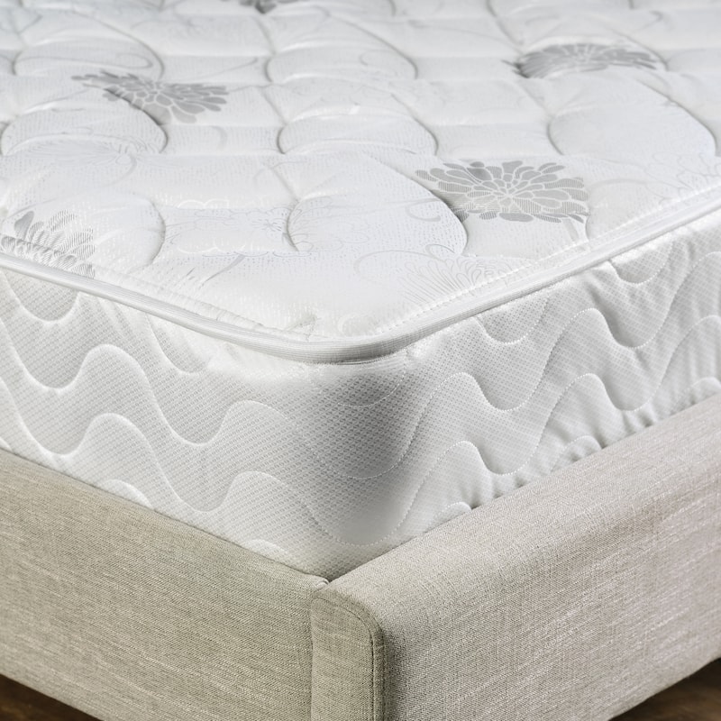 Nili Contemporary White King Tight Top Mattress by Furniture of America
