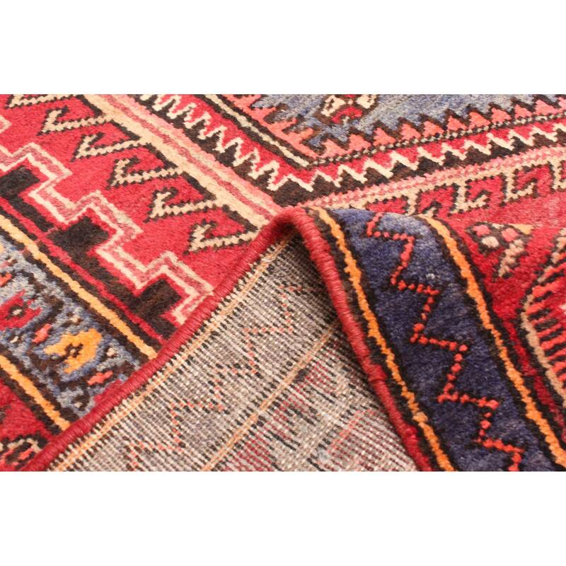 ECARPETGALLERY Hand-knotted Andelz Red Wool Rug - 4'5 x 6'7