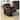 Motion Recliner Chair 1pc, Glider Rocker Recliner with Chocolate Padded Suede for Living Room