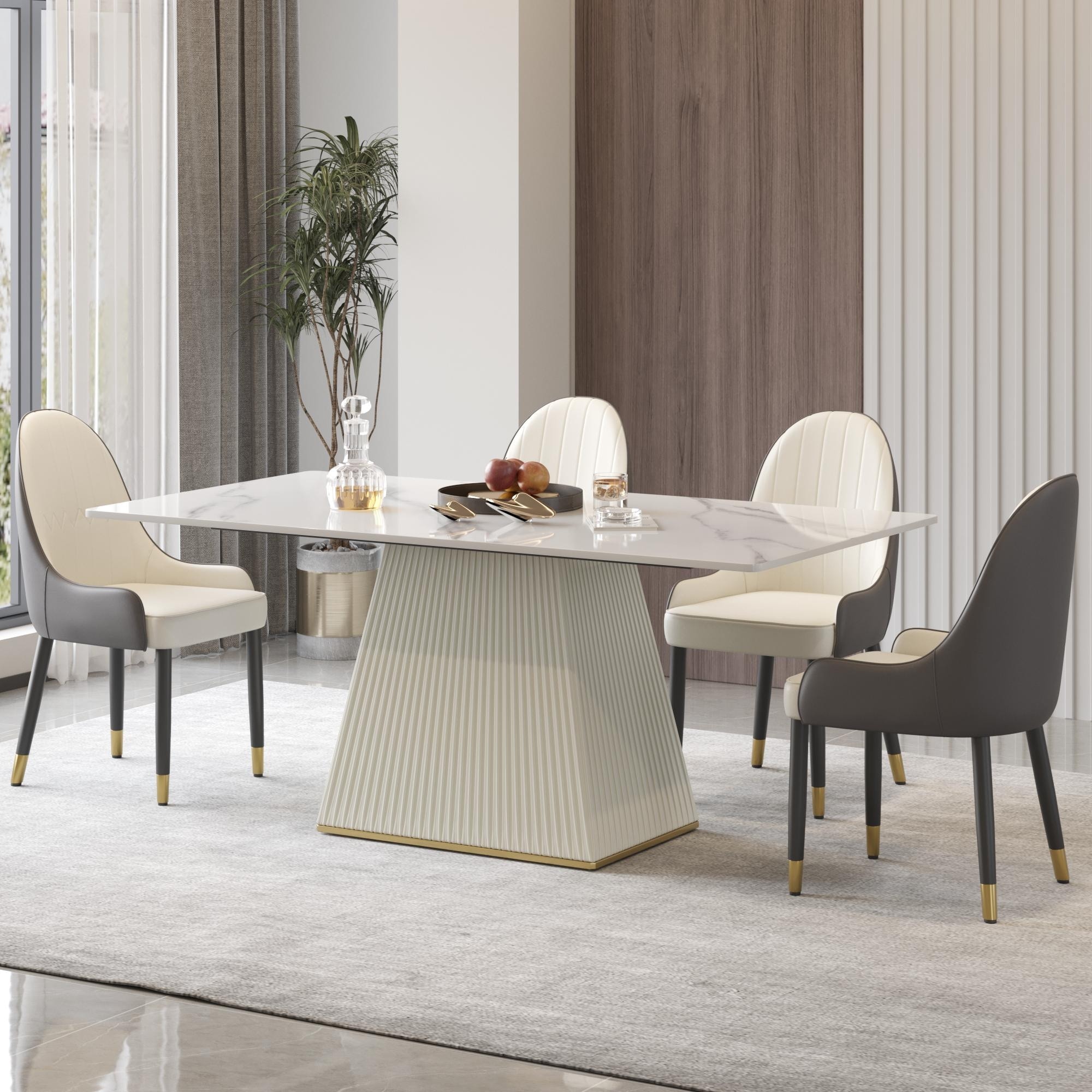 Square pedestal kitchen table store