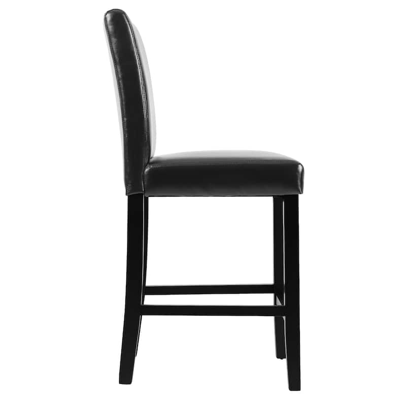 24 Inches Counter Height Bar Stools with Back Set of 2