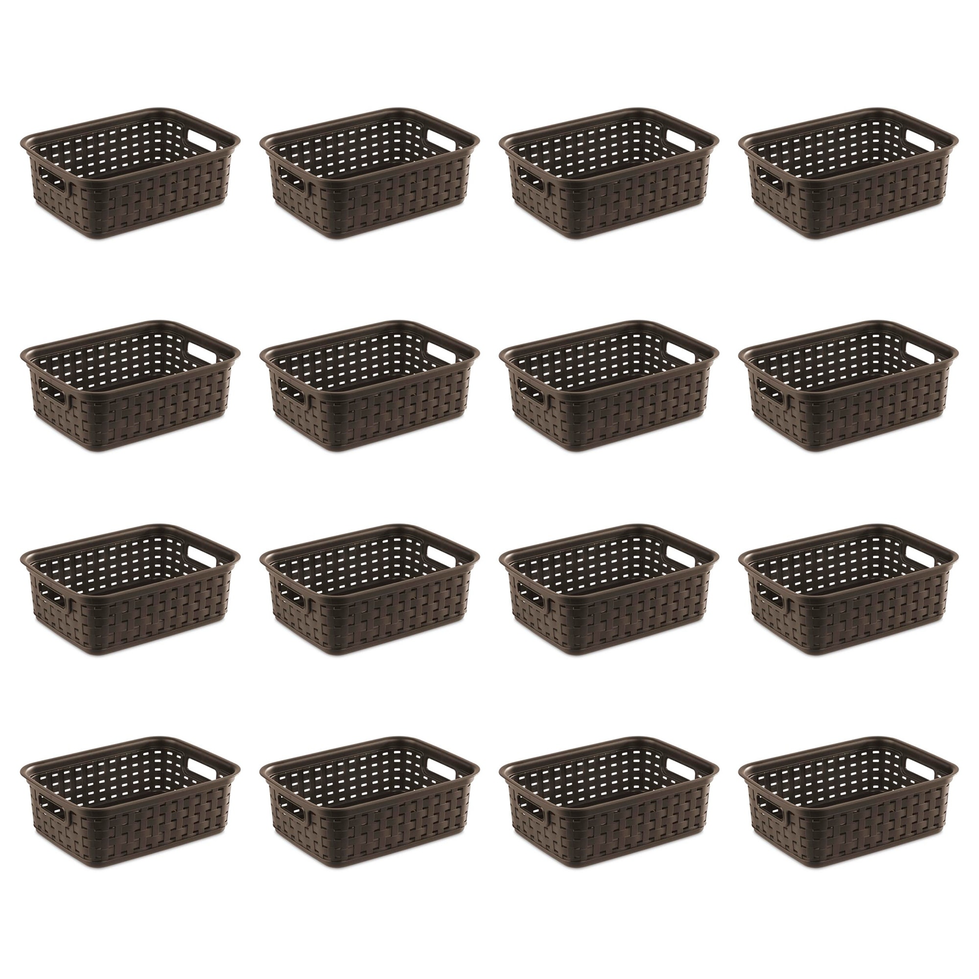 Small plastic sales storage baskets