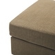 preview thumbnail 94 of 94, Modern Oversized striped Corduroy Ottoman