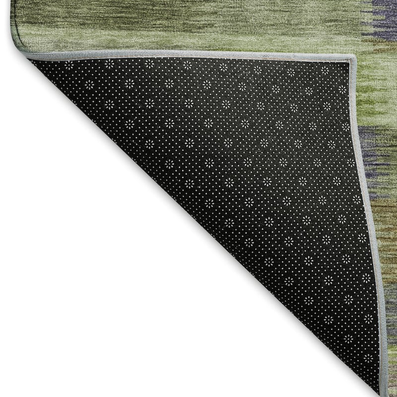 Premium Washable Super Soft Geo Stripe Mayfield Rug