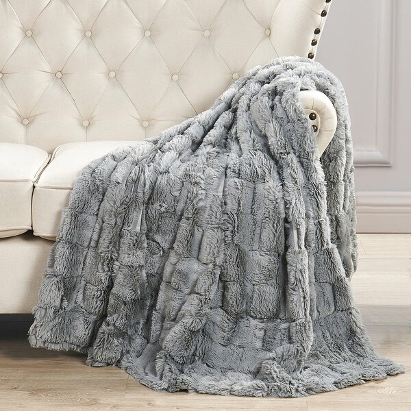 Honeycomb FauxFur Throw Blanket - Bed Bath & Beyond - 26269487