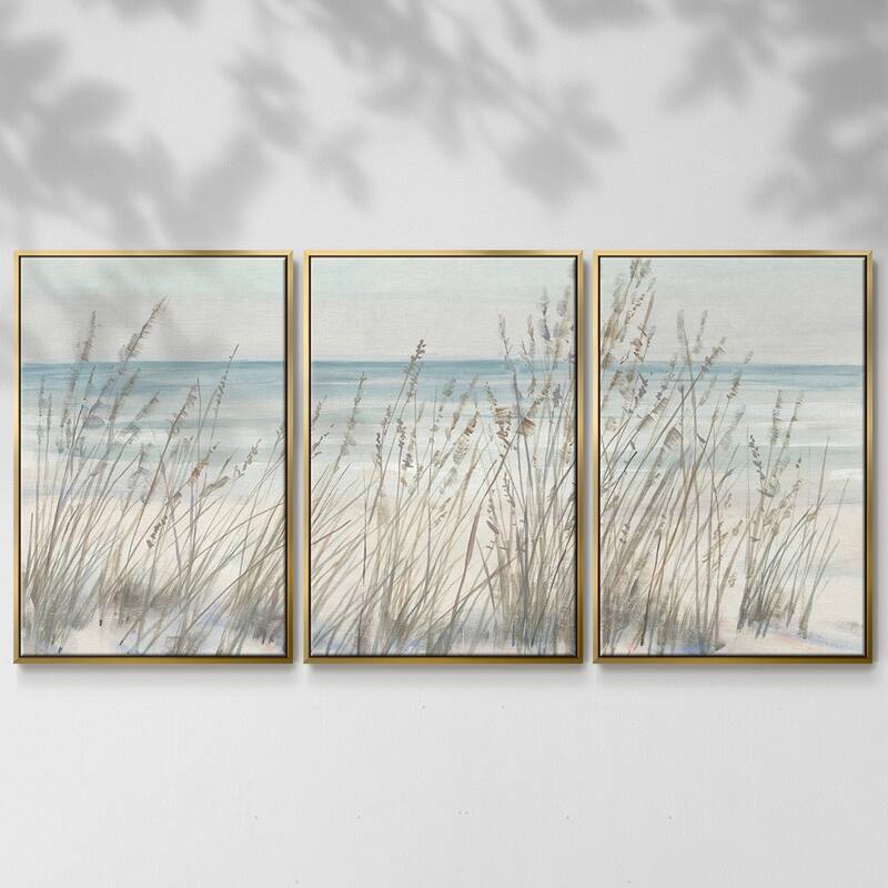 Beach Grass II - Multi Piece Framed Canvas