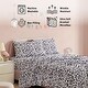 preview thumbnail 53 of 82, HLC.ME Printed Kids Bed Sheets - Patterned Bed Sheet Set - Wrinkle Resistant & Ultra Soft - For Mattresses up to 15 Inches Deep