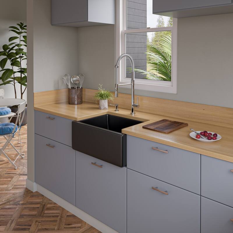 Polished Chrome Commercial Spring Kitchen Faucet