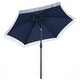 preview thumbnail 102 of 111, Autlaycil 7.5FT Patio Umbrella with Tilt and Crank