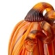 preview thumbnail 24 of 34, Glitzhome Multi Striped Fall Harvest Glass Pumpkins Halloween Thanksgiving Festival Decorations