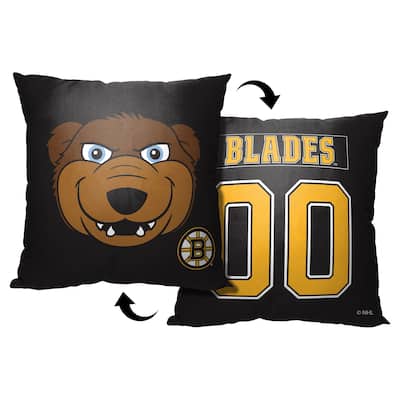 NHL Boston Bruins Mascot Love 18 Inch Throw Pillow