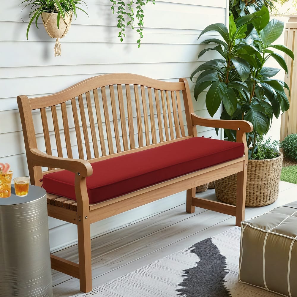 Aoodor Outdoor Solid Bench Cushion - 46"L x 18"W