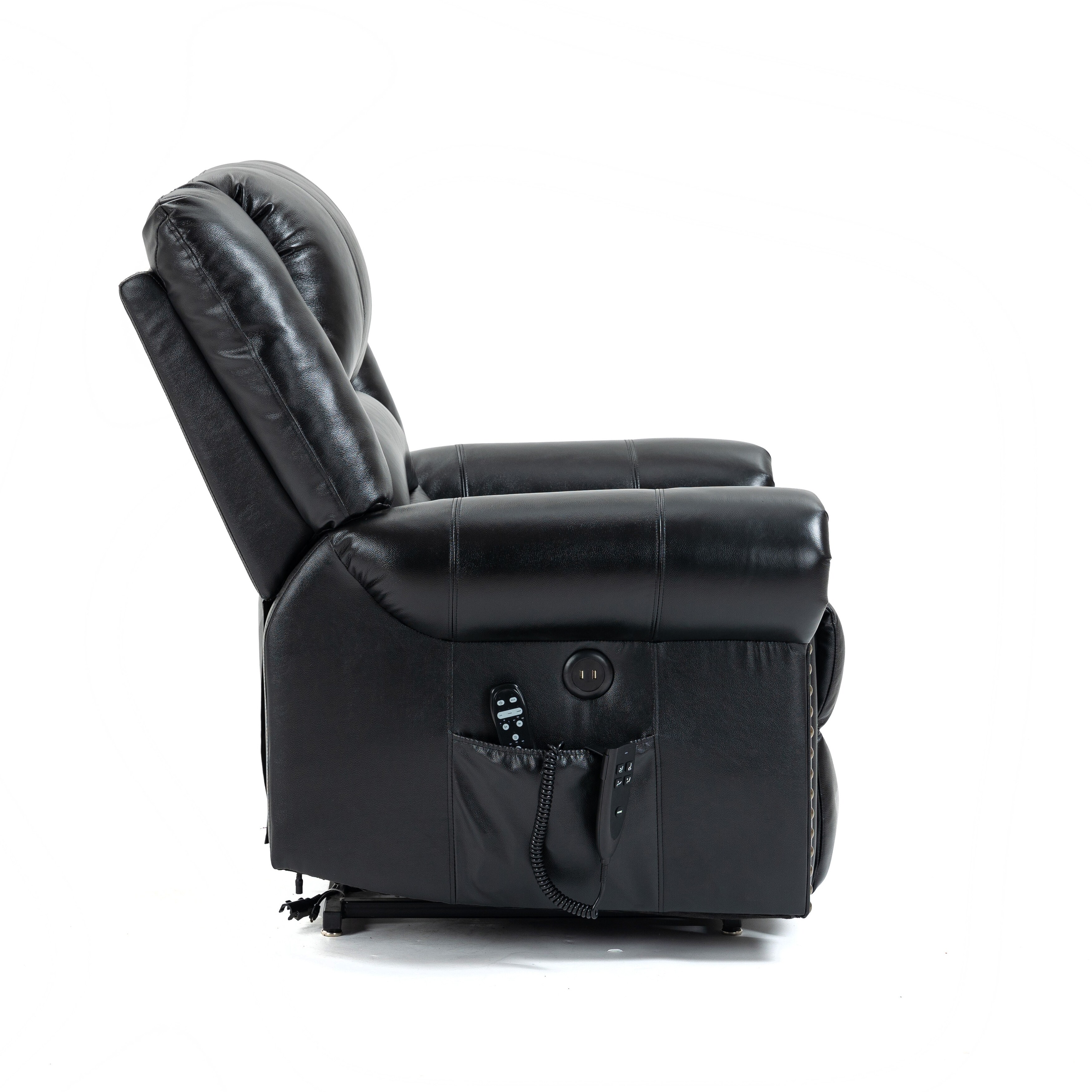 Genuine leather best sale power lift chair
