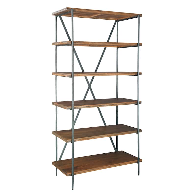 Hekman Furniture Bedford Park Solid Wood Media Bookshelf - Brown