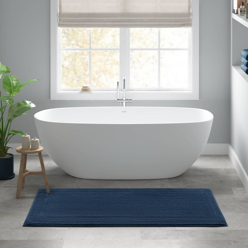 Madison Park Signature Splendor 100-percent Cotton Tufted 3000 GSM Reversible Bath Rug